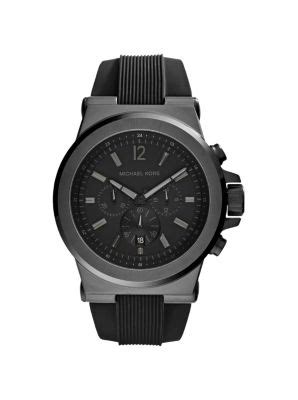 Dylan Black Stainless Steel Oversized Watch .